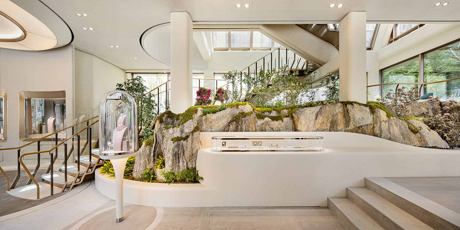 Van Cleef & Arpels Seoul Voyons voir design lumière lighting 