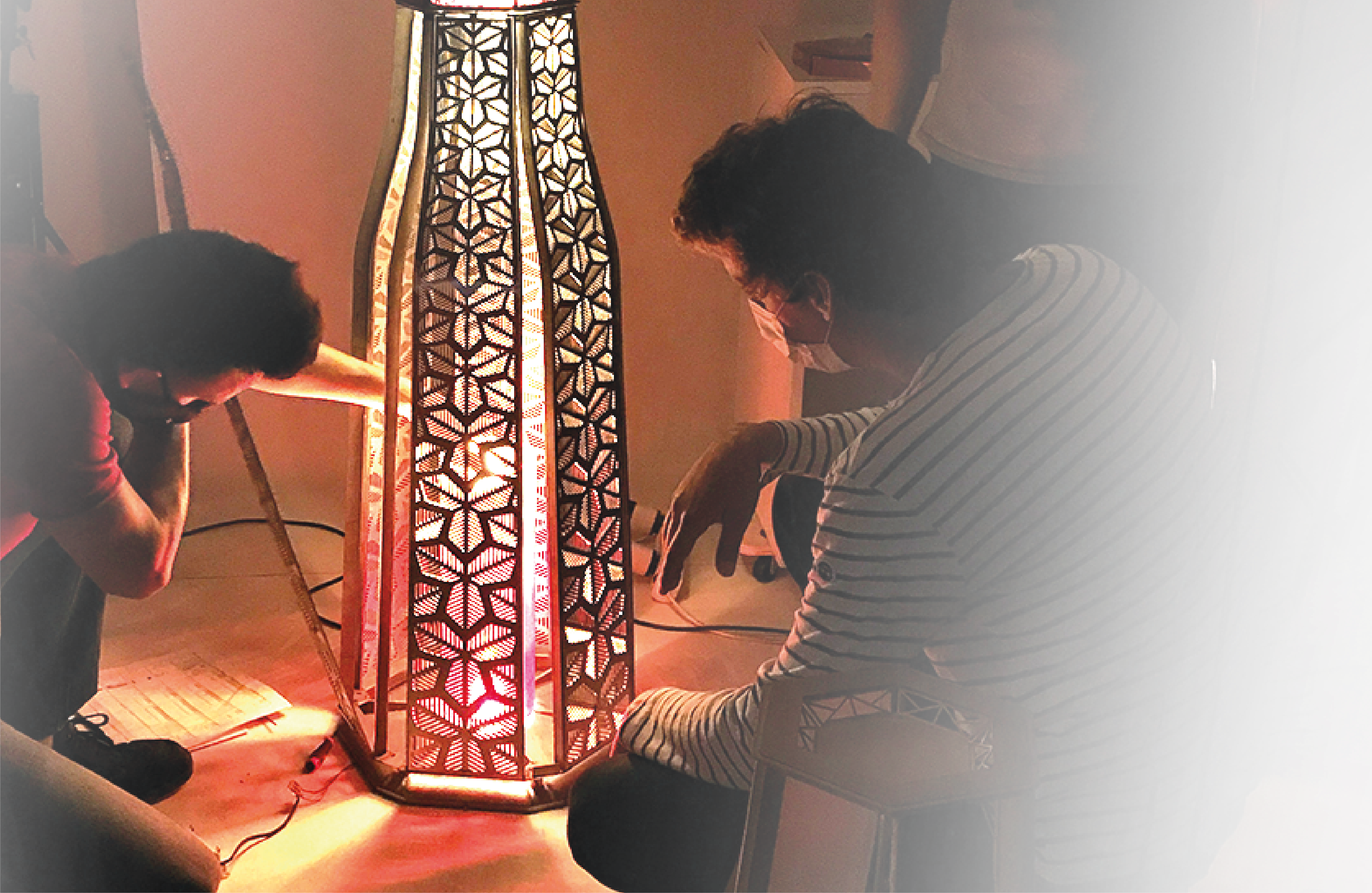 our studio Voyons voir design lumière lighting 